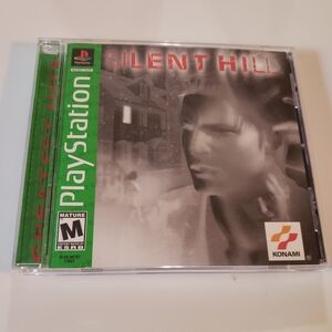 PS1 SILENT HILL ORIGINAL GAME CASE WITH BOOK.  TESTED. PLAYSTATION 1